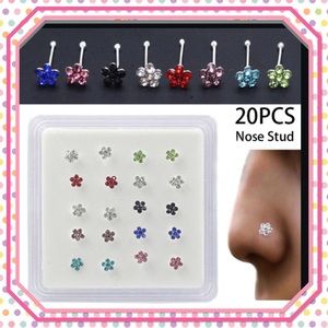 🌺New🌺 Multi-Colored Rhinestone Nose Studs🌺